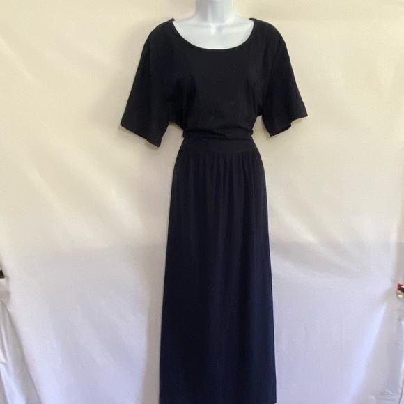 Bobbie Brooks Dresses & Skirts - E-98 Bobbie‎ Brooks NWT Blue Embroidered Short Sleeve Maxi Dress Size XL